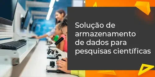 Solução de armazenamento de dados para pesquisas científicas