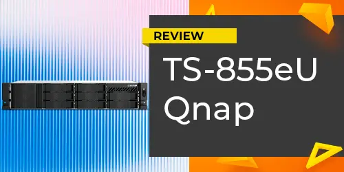 Review TS-855eU Qnap | Análise do storage NAS rackmount 8 baias