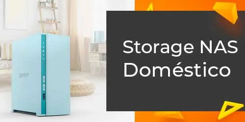 Storage NAS Doméstico, solução compacta e segura para backup