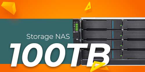Storage NAS 100TB - Solução de armazenamento profissional