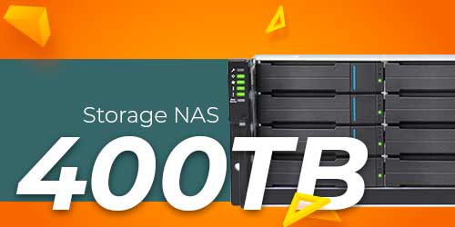 Storage NAS 400TB - Solução de armazenamento profissional