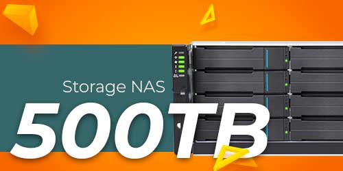 Storage NAS 500TB - Solução de armazenamento profissional