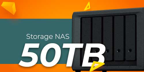 Storage NAS 50TB - Solução de armazenamento profissional