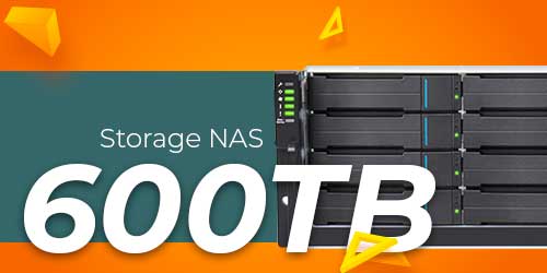 Storage NAS 600TB - Solução de armazenamento profissional