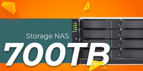 Storage NAS 700TB - Solução de armazenamento profissional