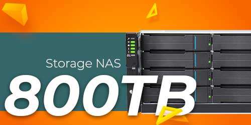 Storage NAS 800TB - Solução de armazenamento profissional