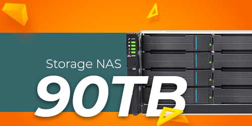 Storage NAS 90TB - Solução de armazenamento profissional