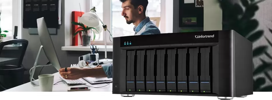 Armazenamento Local Com Storage Nas Infortrend