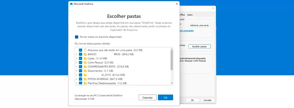 Backup Automático Onedrive