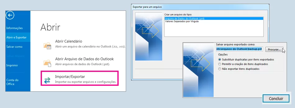 Como Fazer Backup Do Outlook