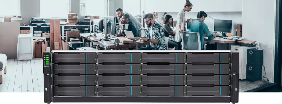 Equipamento seguro para armazenamento de dados e backup de servidor