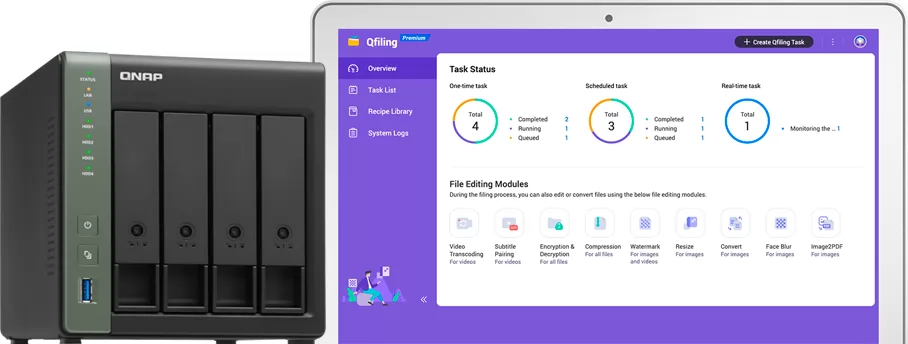 Qnap Nas TS-431K Qfiling