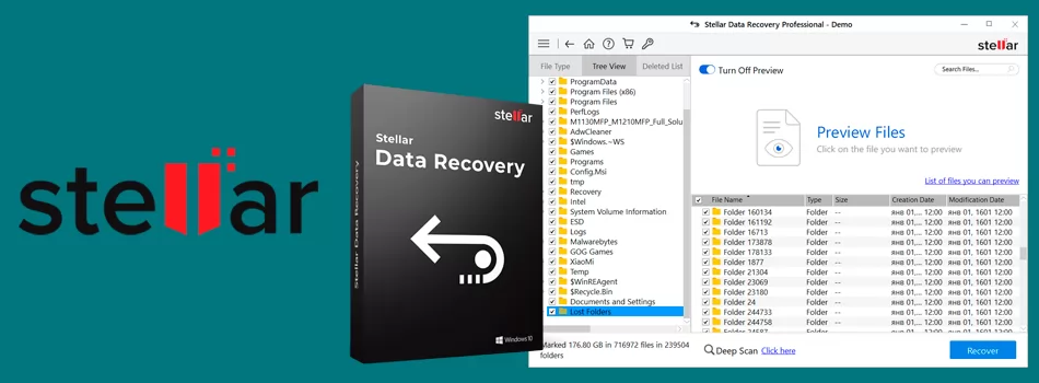 Stellar Data Recovery