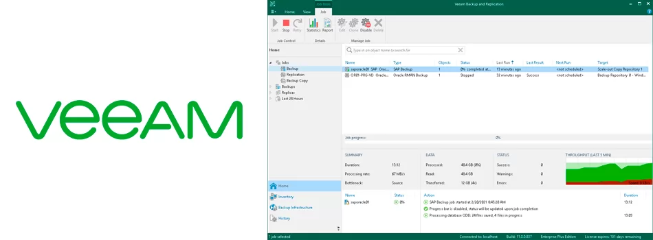 Veeam backup and replication