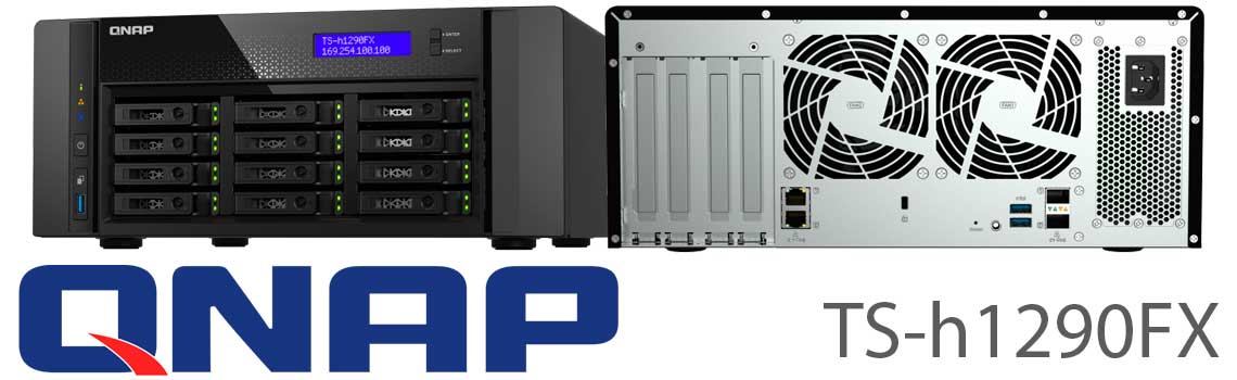 TS-h1290FX, NAS All Flash desktop com 12 baias 