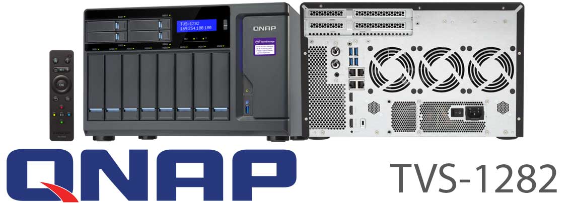 Qnap TVS-1282, NAS de alto desempenho com armazenamento em camadas