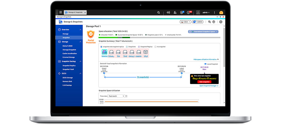 Proteção contra ransomware dos Snapshots