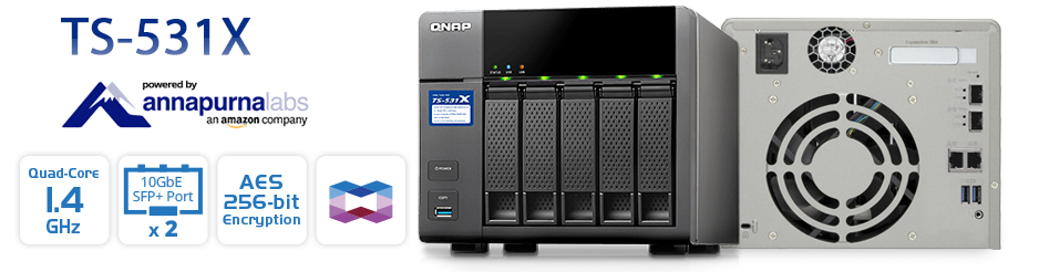 TS-531X Qnap com Processador de Alto Desempenho