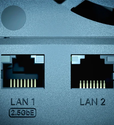 All-flash com 2,5GbE para acesso rápido aos dados