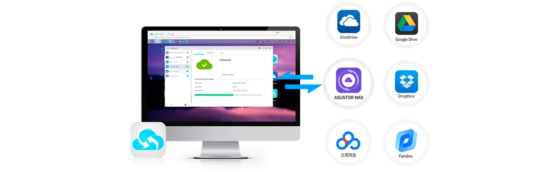 DataSync Center para sincronização com múltiplos serviços de nuvem