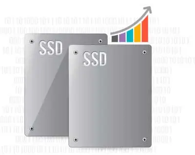 Desempenho otimizado com SSDs e Qtier