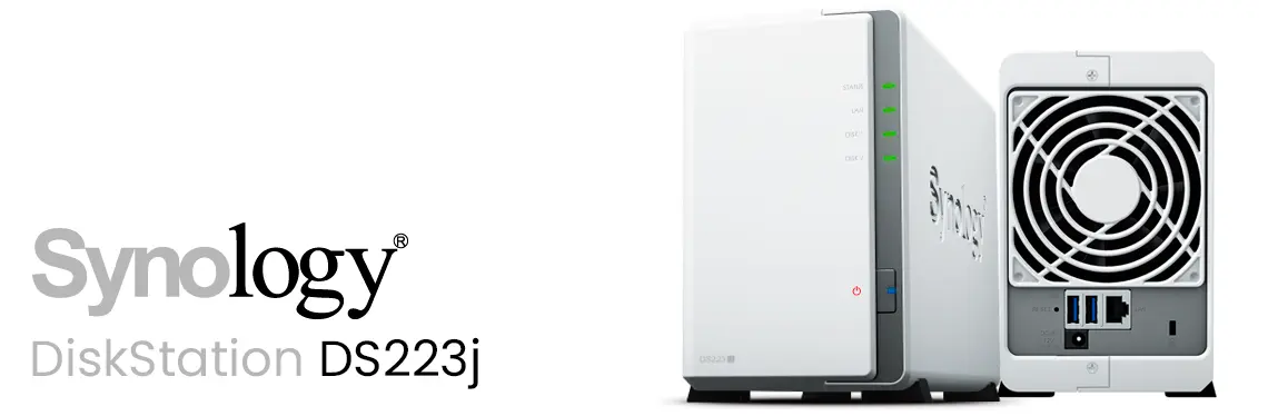 DiskStation DS223j - Synology 2 baias compacto