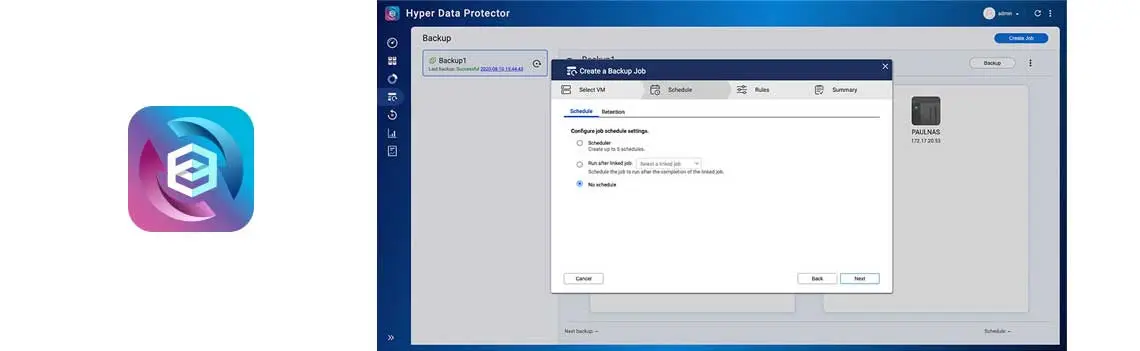 Dispositivo de backup gratuito para VMware e Hyper-V