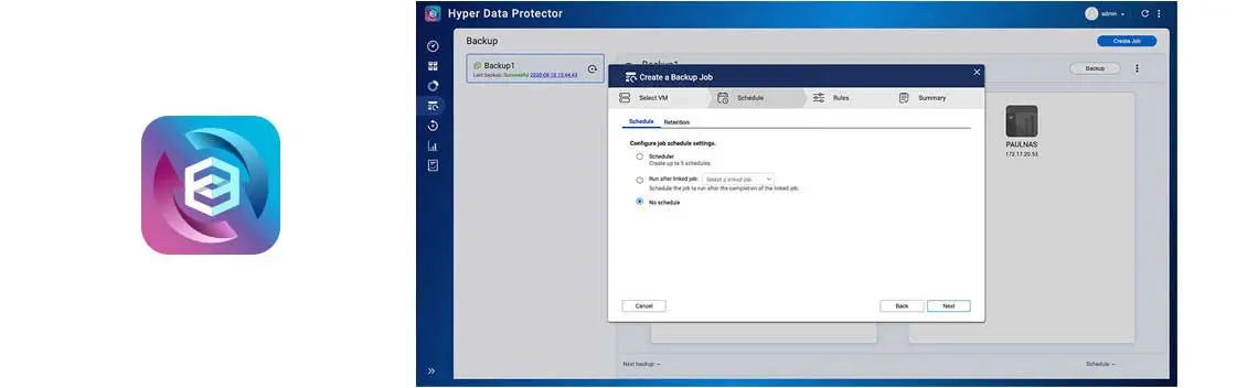 Dispositivo de backup gratuito para VMware e Hyper-V