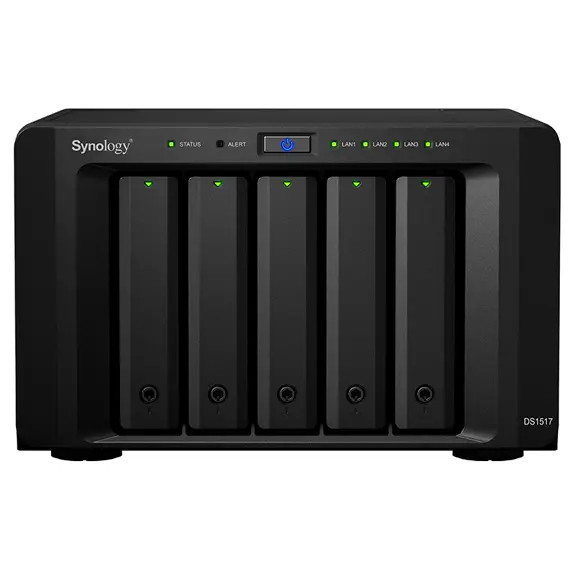 Synology DS1517 DiskStation - Storage NAS 5 baias hot swappable