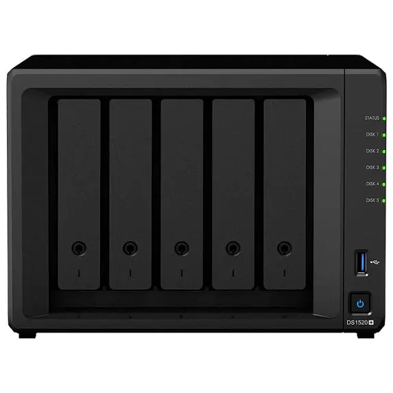 Synology DS1520+ DiskStation - Storage NAS 5 baias hot swappable