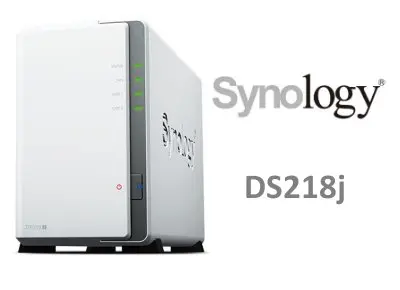 DS218j Synology – NAS de alta performance e baixo consumo de energia