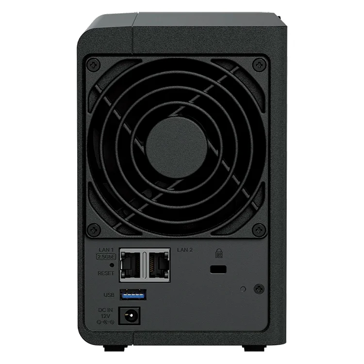 Synology DS225+ - DiskStation com 2 baias SATA e 2,5GbE para empresas
