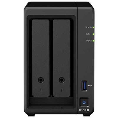 DS720+ Synology Diskstation - Storage NAS 2 baias hot swappable