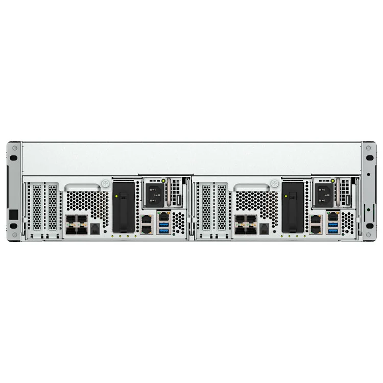 QNAP ES1686dc storage empresarial 16 baias SAS com controladores duplos
