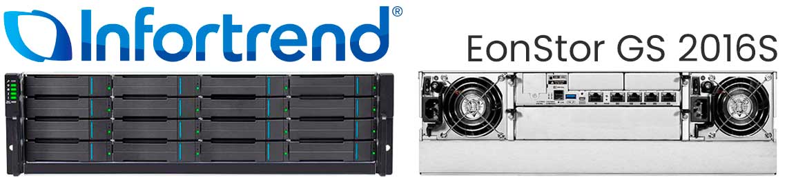 ESGS 2016S Infortrend, storage enterprise de alto desempenho