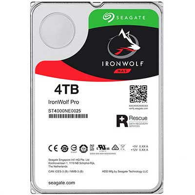 ST4000NE0025 4TB Ironwolf Pro - HD interno Seagate SATA p/ Storage