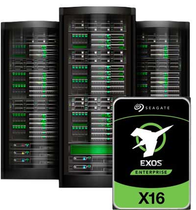 HD Exos X16 16TB SATA de alta confiabilidade