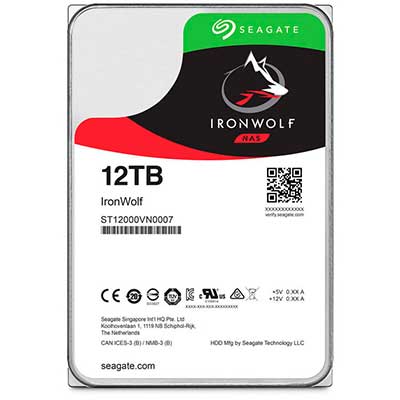 HD SATA Seagate IronWolf 12TB 6Gb/s 7200RPM ST12000VN0007