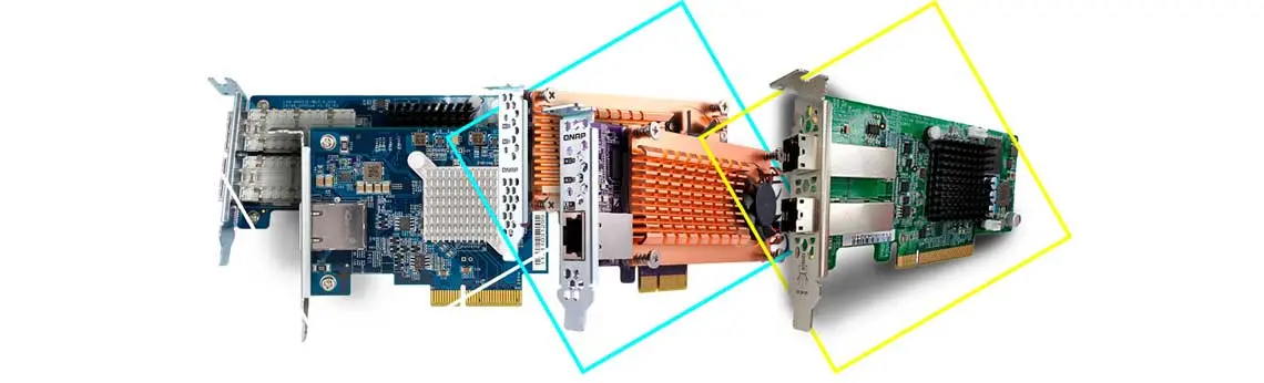 Placas PCIe para expansão das funcionalidades NAS