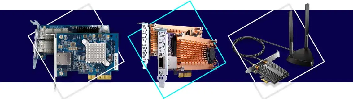 Placas PCIe para instalação adicional