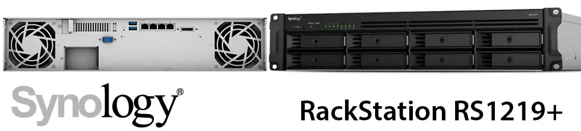 RackStation RS1219+, NAS 8 baias de alta performance