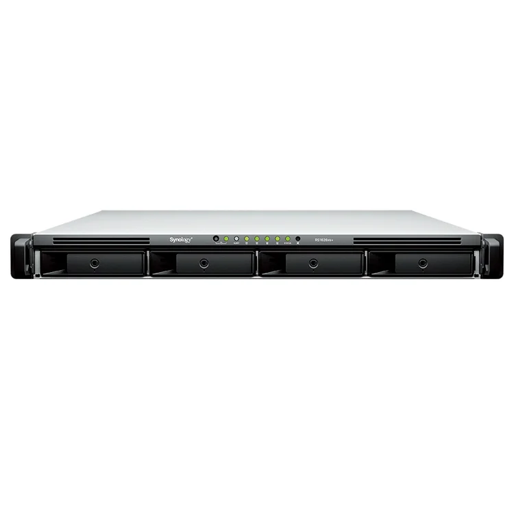 Synology RS1626xs+ storage RackStation 4 baias 1U com 10GbE