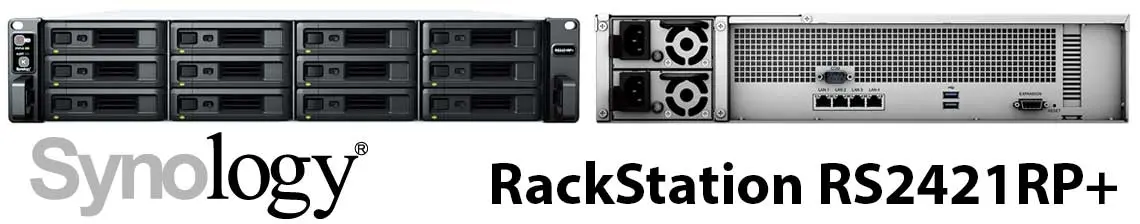 RS2421RP+, storage NAS 12 baias rackstation