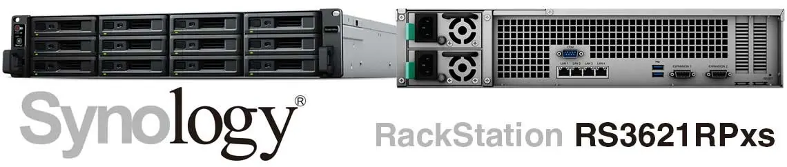 RS3621RPxs Synology, storage NAS 12 baias de alta performance