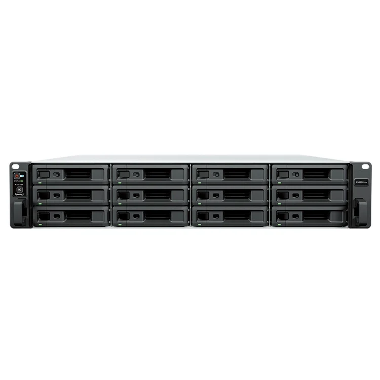 Synology RS4826xs+ storage RackStation 2U com 12 baias e 10GbE