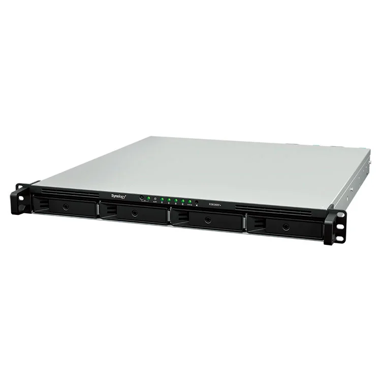 Synology RS826+ RackStation - Storage 1U 4 baias e 4 portas 1GbE
