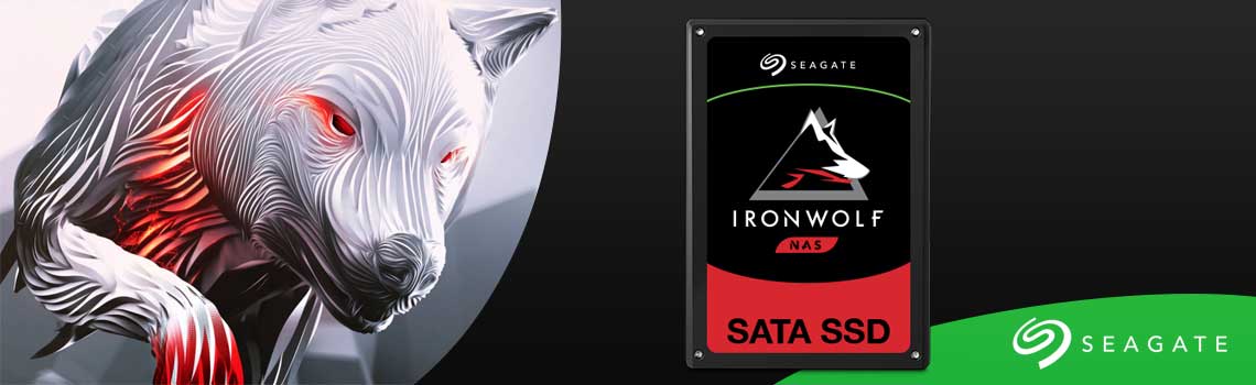 SSD 240GB IronWolf 110 Seagate, para storage NAS e ambientes 24/7