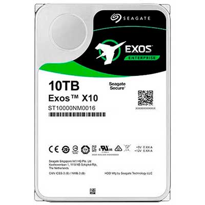 Seagate ST10000NM0016 Exos X10 - HD Enterprise 10TB SATA 6Gb/s