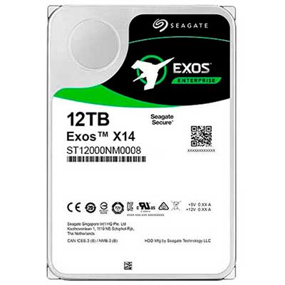 Seagate ST12000NM0008 - HD Enterprise Exos X14 12TB 7200 rpm SATA 6Gb/s