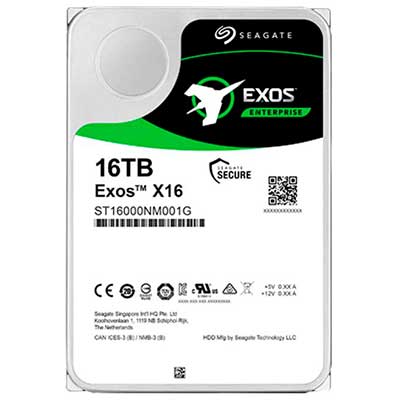 Seagate ST16000NM001G - HD Enterprise Exos X16 16TB 7200 rpm SATA 6Gb/s